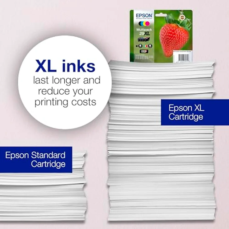 Epson Original 29XL Tinte Erdbeere, XP-235 XP-332 XP-335 XP-432 XP-435 XP-245 XP-342 XP-345 XP-442 XP-445 XP-247 XP-257 XP-255 XP-352 XP-355 XP-452 XP-455, (gelb) – Bild 3