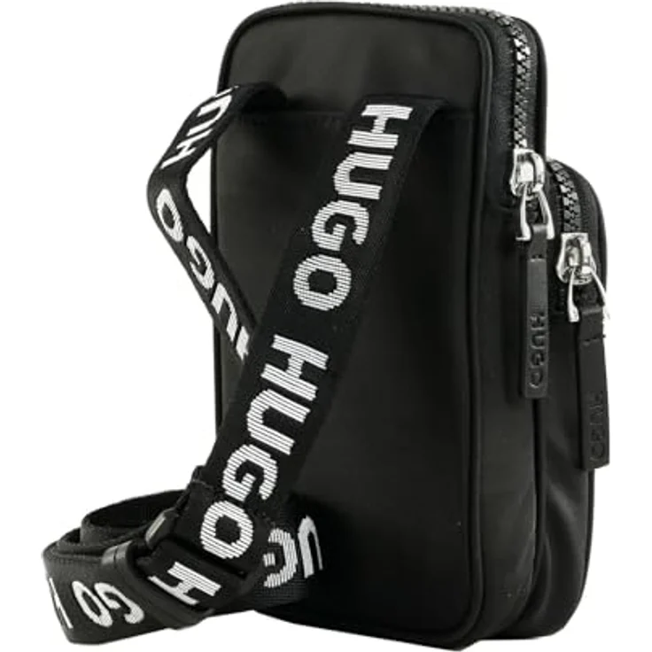 Hugo Bel Handytasche 10 cm, schwarz, 100% Polyester, 10 cm x 4 cm x 17 cm – Bild 4