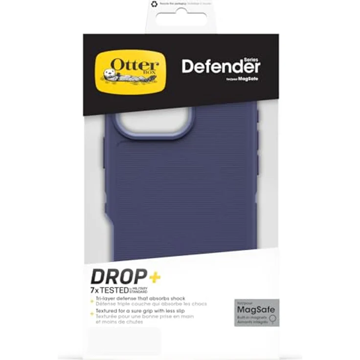 OtterBox Defender Series MagSafe Hülle für iPhone 16 Pro Max, stoßfest und sturzsicher, 7X militärstandard geprüft, lila – Bild 5
