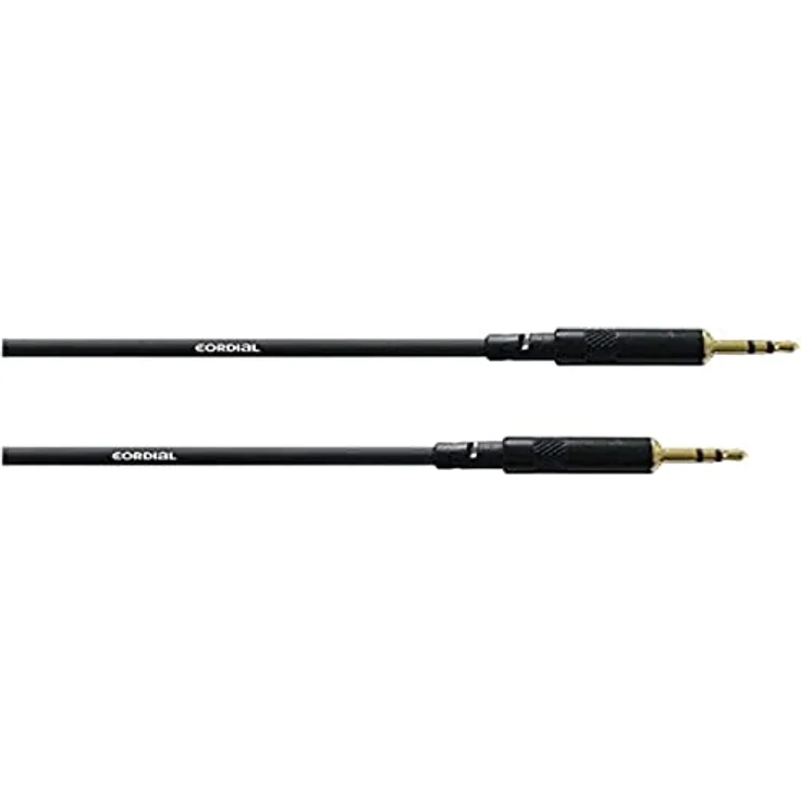 CORDIAL CABLES Stereo-Audiokabel Miniklinke 60 cm AUDIO-KABEL Essentials Miniklinke