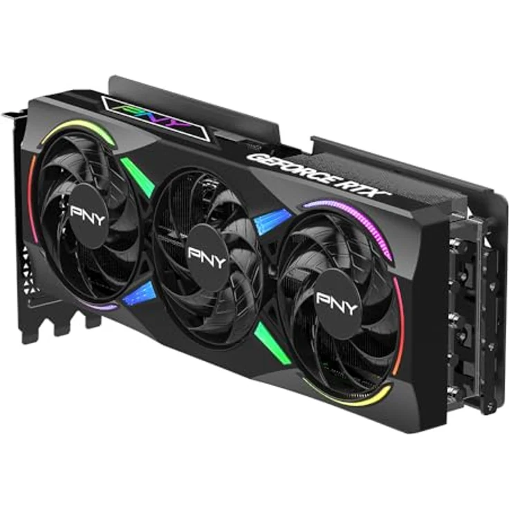 PNY GeForce RTX™ 5070Ti 16GB ARGB OC Triple Fan Grafikkarte mit DLSS 4 und hoher Speicherkapazität – Bild 4