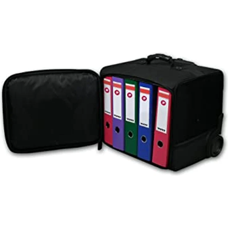 Port Designs XL Aktenordner Trolley 8St Din A4 ode, Schwarz – Bild 2