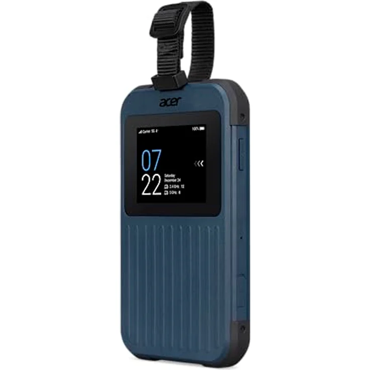 Acer Connect Enduro M3 5G Router (LTE Router) | Mobiler WLAN Router | WiFi 6 | Dual 2.4 & 5.0 GHz | 6500mAh Batterie | USB 3.0 Type-C | MIL-STD-810H, Schwarz – Bild 4