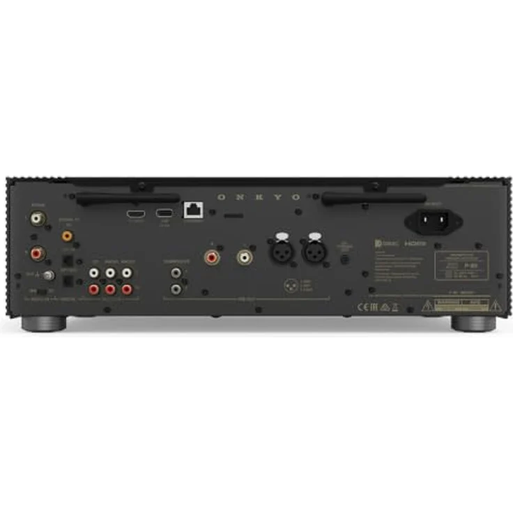 Onkyo P-80, Netzwerk-Vorverstärker mit DIDRC-Technologie, 2 Kanäle, Silber – Bild 2
