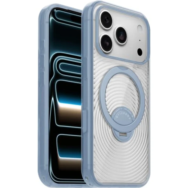 Otterbox Symmetry Stand Series Case für Apple iPhone 18 Pro und iPhone 17 Pro, MagSafe kompatibel mit Magnet-Modul, schwarze Hülle – Bild 1