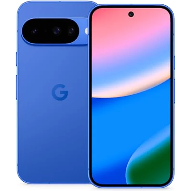 Google Pixel 10, Android-Smartphone mit Dreifach-Rückkamera, 6,3 Zoll Actua-Display, 128GB, SIM-Lock-frei, Indigoblau – Bild 1
