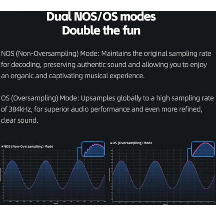 FiiO K13 R2R (USB-DAC, Display, Klangregelung, Gain-Schalter, Bluetooth), Kopfhörerverstärker, Schwarz – Bild 4