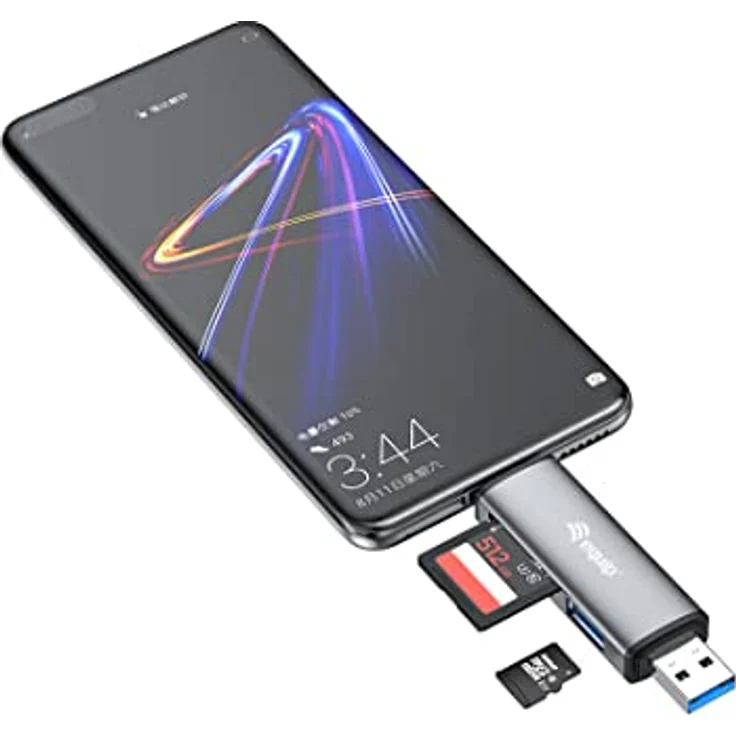 Equip Kartenleser USB 3.0 HUB OTG SB-C & USB-A SD/MicroSD – Bild 4