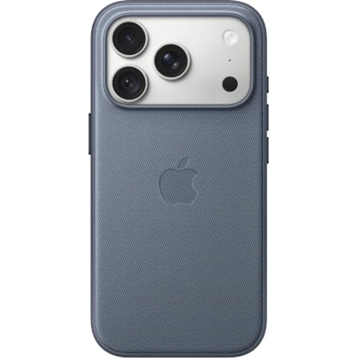 Apple TechWoven Case iPhone 18 Pro, Chambrayblau, MagSafe-kompatibel, 100% recyceltes Polyester, präzise Aluminiumtasten – Bild 3