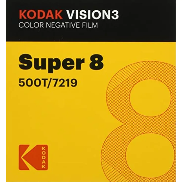 Unbekannt Vision3 Super 8 mm Negativ-Film 500T 7219, in Farbe, 8955346, 15,2 m
