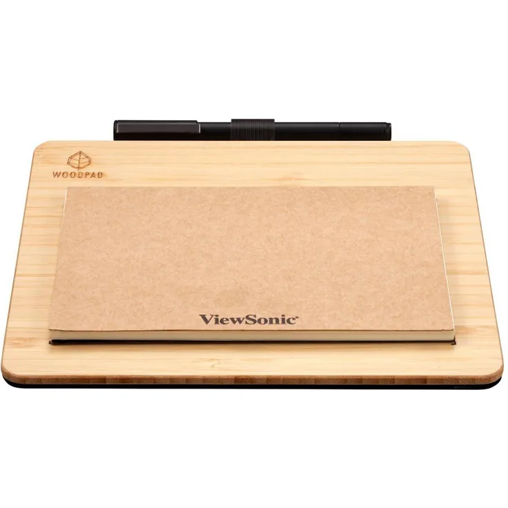 ViewSonic PF0730-I0WW 7.5" WoodPad Paper Drawing Pad, digitaler Notizblock mit 4096 Stufen Druckempfindlichkeit, Holzfarbe, neu mit beschädigter Verpackung