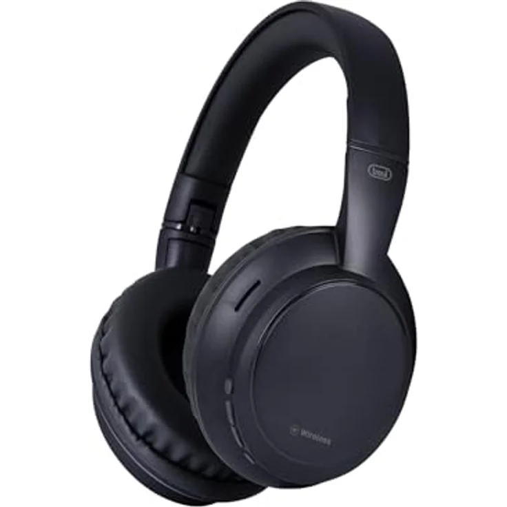 Trevi DJ 12E35 BT, Kabellose Over-Ear-Kopfhörer mit HiFi-Stereo, Mikrofon, 8 Stunden Spielzeit, faltbar, leicht, kompatibel mit iOS und Android – Bild 1