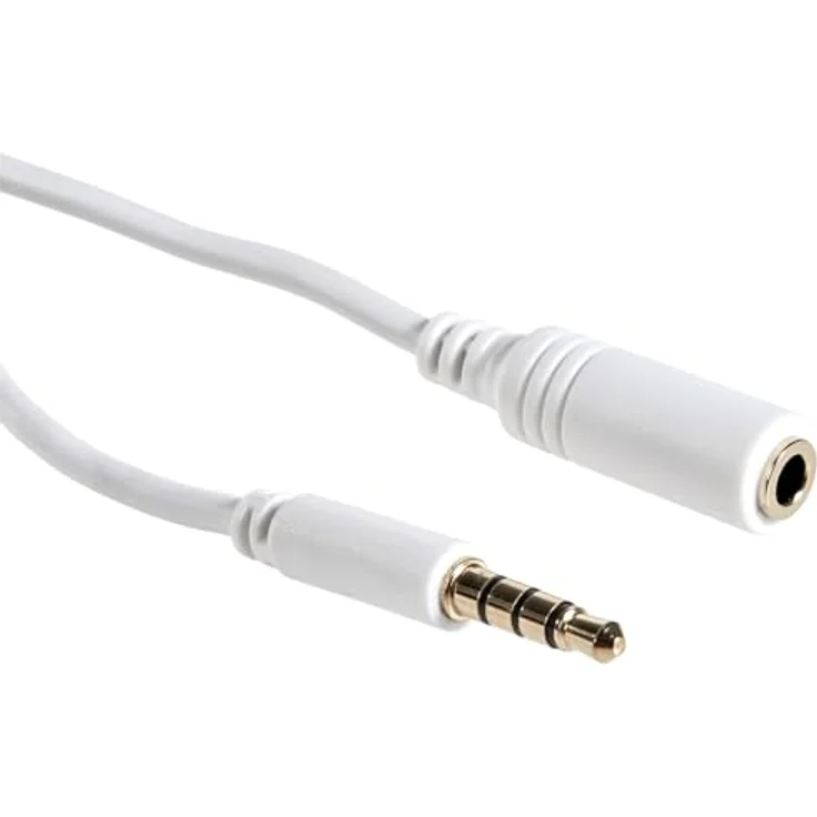 Goobay 62359 AUX Verlängerungskabel – Audiokabel – Verbindungskabel – Klinkenkabel – Klinke 3,5mm Stecker (4-Pin, Stereo) > Buchse 3,5 mm Stecker (4-Pin, Stereo) – Bild 2