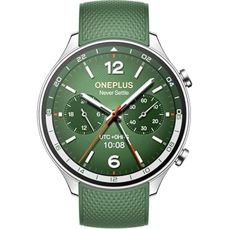 ONEPLUS Watch 2R Forest Green, Smartwatch with Wear OS, Market-Leading Battery Life, and Dual Frequency GPS – Bild 1
