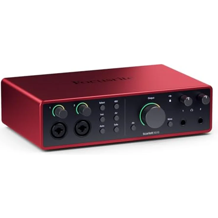 Focusrite Scarlett 16i16 4th Gen USB-Audio-Interface, 16 Eingänge und Ausgänge, 24 Bit/192 kHz, inklusive Pro Tools Intro+, Ableton Live Lite und Cubase LE – Bild 1