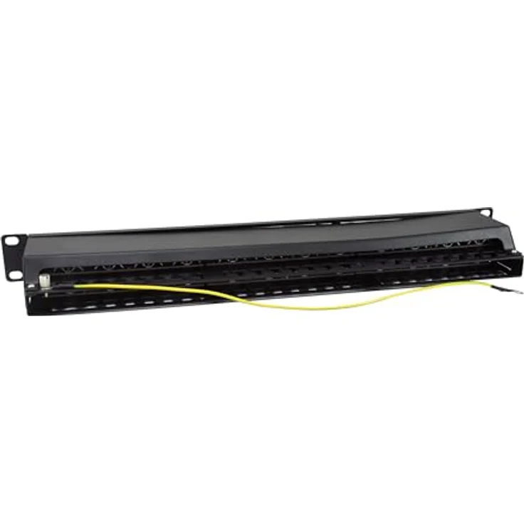 Equip 326626 48-Port Cat.6A geschirmtes Patchpanel, 19", 1HE, schwarz, bis zu 10GBase-T, robustes Stahlgehäuse – Bild 2
