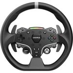 Moza Racing MOZA ES-Xbox Steering Wheel, originalgetreuer Racing-Look, integrierte Schaltanzeige, Aluminium und Leder, 280 mm, schwarz