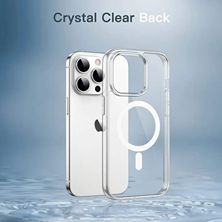JETech Magnetische Hülle für iPhone 14 Pro Max, Durchsichtig, mit MagSafe-Kompatibilität und 3-facher Stoßabsorption – Bild 5