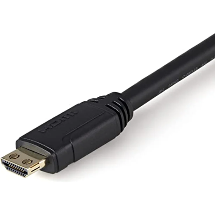 STARTECH.COM 3m HDMI 2.0 Kabel mit Riegel - 4K 60Hz Premium zertifiziertes High Speed HDMI Kabel mit Ethernet - HDR10, 18 Gbit/s - HDMI Monitorkabel - St/St - Schwarz (HDMM3MLP) – Bild 3