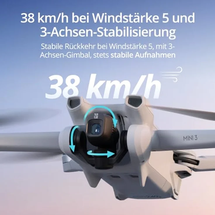 DJI Mini 3 Fly More Combo (DJI RC) - Leichte und faltbare Mini-Kameradrohne mit 4K HDR-Video, 38 min Flugzeit, echten vertikalen Aufnahmen und intelligenten Funktionen, C0 - Preisvergleich – Bild 5