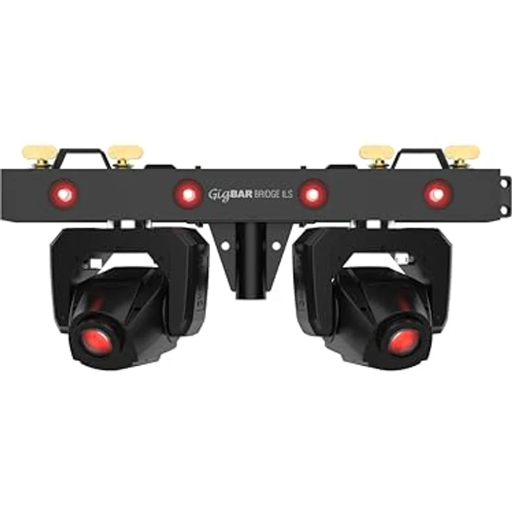 Chauvet DJ GigBAR Bridge ILS, 2-in-1 Partylicht System mit 2 Moving Heads und integriertem Wash Light, DMX-kompatibel, 50.000 Stunden Lebensdauer, LCD Display – Bild 2