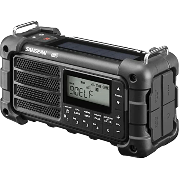 Sangean MMR-99 Notfallradio mit Bluetooth, DAB+, FM-RDS, schwarz – Bild 4