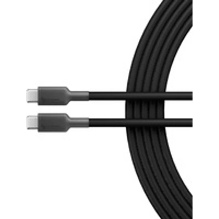 ALOGIC USB 2.0 Anschlusskabel Typ C-C 5A M/M 1m, schwarz - flexibles, geflochtenes Kabel mit hoher Stromstärke und Zugentlastung