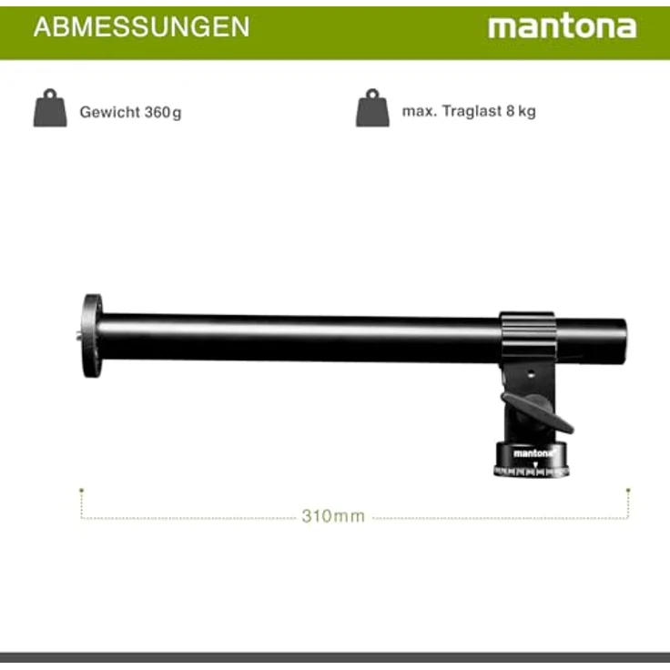 Mantona Stativauslegearm, 31cm – Bild 5