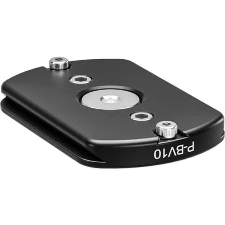 LEOFOTO Schnellwechselplatte P-BV10, Basisplatte aus 6061-T6 Aluminium für Videoneiger BV-10 und Gimbal PG-1, korrosionsbeständig, 60 x 40 mm – Bild 2