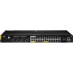 Aruba 4100i Switch - 20 x 10/100/1000 (PoE Class 4) (24 Ports), Schwarz - Lüfterlos, High-Speed Uplinks, IPv6-Unterstützung