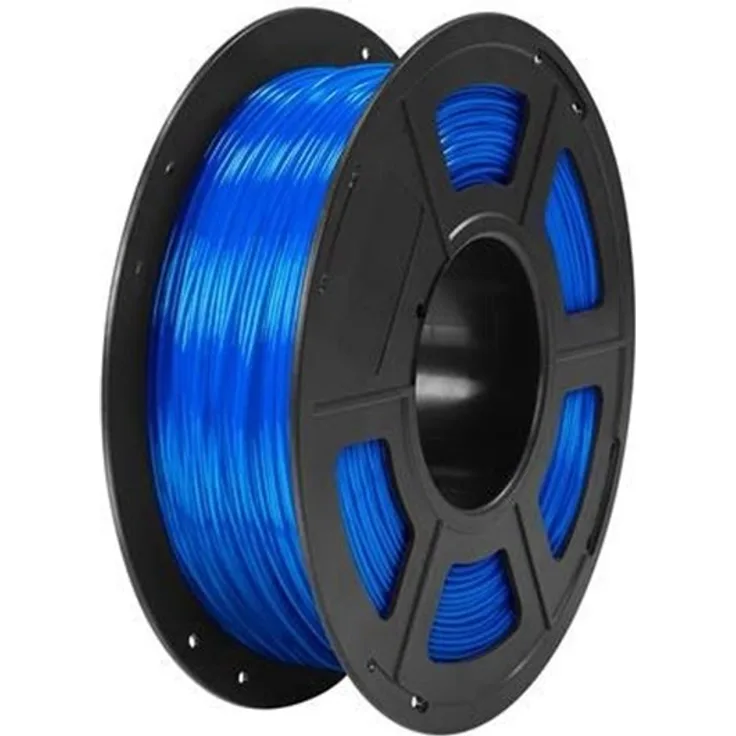 ANYCUBIC TPU Filament 1kg - Transparent Blue, flexibles 3D-Druckmaterial mit hoher Dehnbarkeit und optimaler Abriebfestigkeit