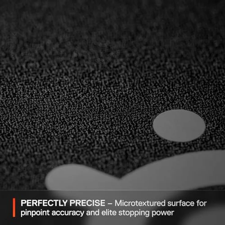 SteelSeries QcK Perf XL - Control, Gaming-Mauspad mit mikrostrukturierter Oberfläche, genähten Kanten und Gummibasis, Schwarz – Bild 6