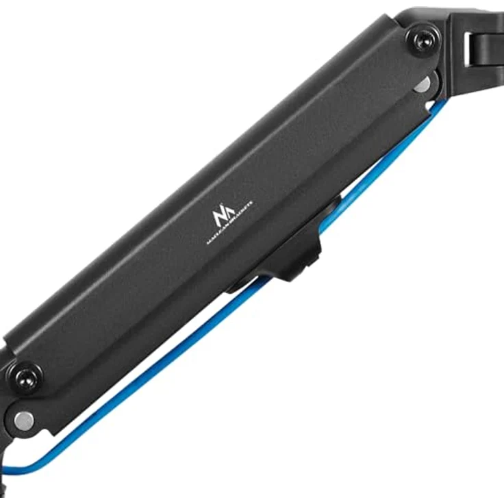 Maclean MC-458 Monitor-Wandhalterung, 17-27" Flach & Curved Bildschirme bis zu 7kg Schwenkbar, Neigbar und Drehbar, Universal Monitor Halterung – Bild 2