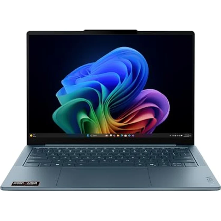 Lenovo Yoga Slim 7, 14" 2.8K OLED Notebook mit AMD Ryzen AI 7 350, 32 GB RAM, 1 TB SSD, DE, Türkis – Bild 1