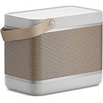 Bang & Olufsen Beolit 20 - Leistungsfähiger, kabelloser, tragbarer 360° Bluetooth Heim- Lautsprecher mit USB-C Ladekabel und integrierter Qi Ladestation - Grey Mist