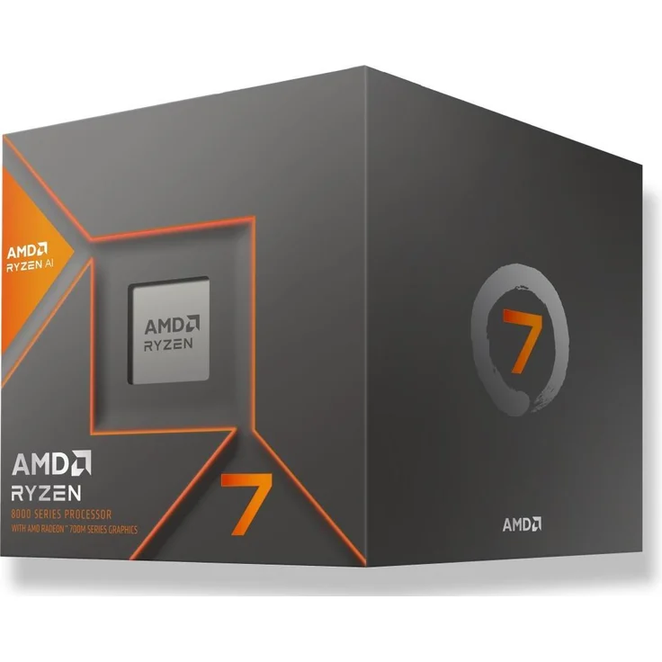 AMD Ryzen 7 8700G, 8-Core Prozessor mit 4.20 GHz, Sockel AM5, 4 nm, integrierte Radeon 780M Grafik, 16 MB L3 Cache, 65 Watt TDP