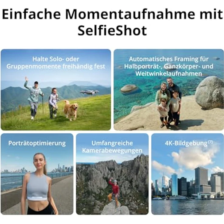 DJI Neo 2, 4K-Drohne für Einsteiger, leicht und faltbar, Gestensteuerung, ActiveTrack, omnidirektionale Hinderniserkennung – Bild 5