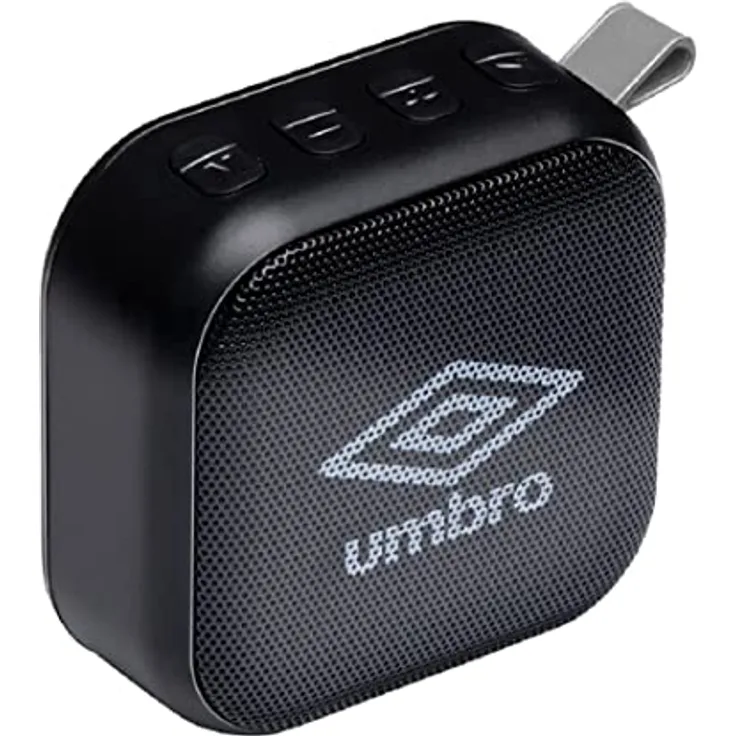 Umbro Mini-Lautsprecher - Drahtlos - Mit Schleife - 400mAh - Schwarz/Rot