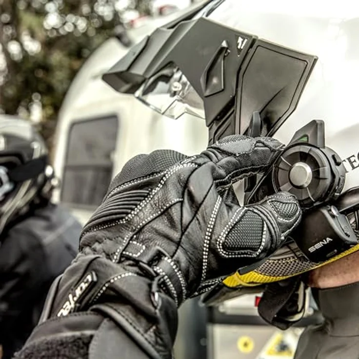 Sena 30K Dual Kommunikationssystem, MESH Intercom bis 8 km Reichweite, HD-Lautsprecher, schwarz – Bild 5