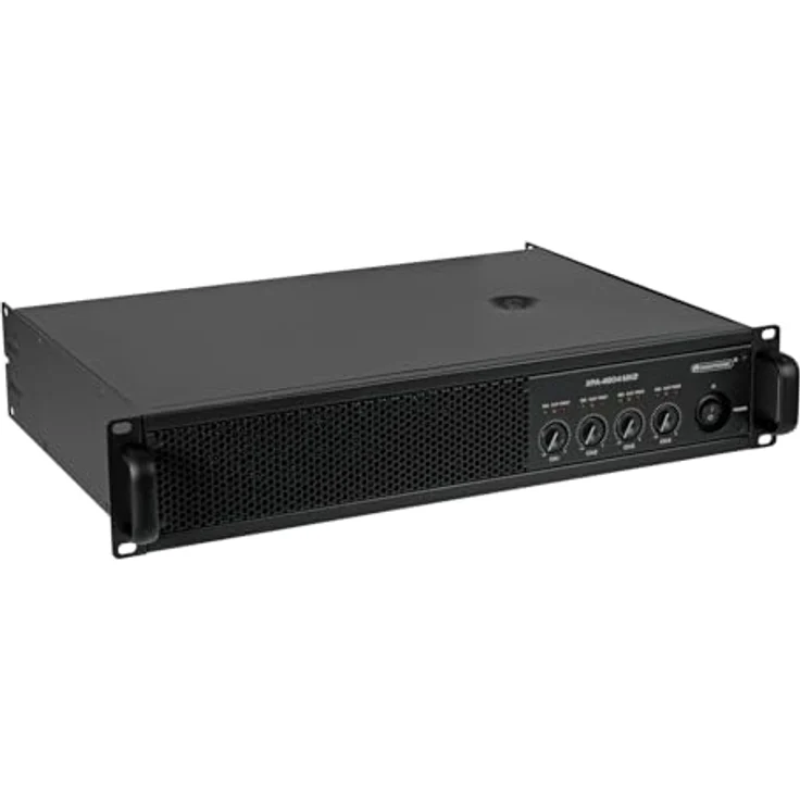 Omnitronic XPA-4804 MK2, Class D PA Verstärker mit 4 x 1800 W RMS, einstellbaren Betriebsarten und elektronisch symmetrierten Eingängen – Bild 2