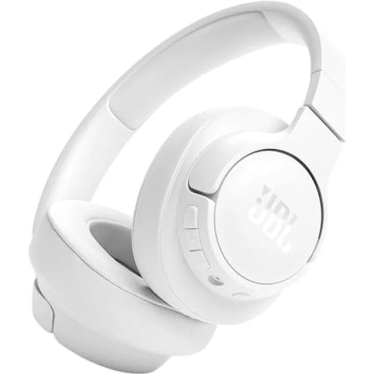 JBL Tune 720BT Wireless over-ear-Kopfhörer – Mit JBL Pure Bass Sound, Bluetooth und leichtem, faltbarem Design – Bis zu 76 Stunden Musikwiedergabe – Weiß – Bild 1