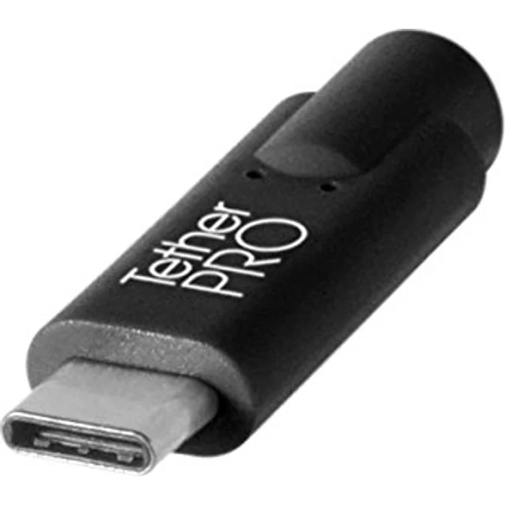 Tether Tools TetherPro USB-C-auf-USB-C-Kabel, Stromversorgung und Verbindung, nicht reflektierendes Schwarz, 1,8 m – Bild 2