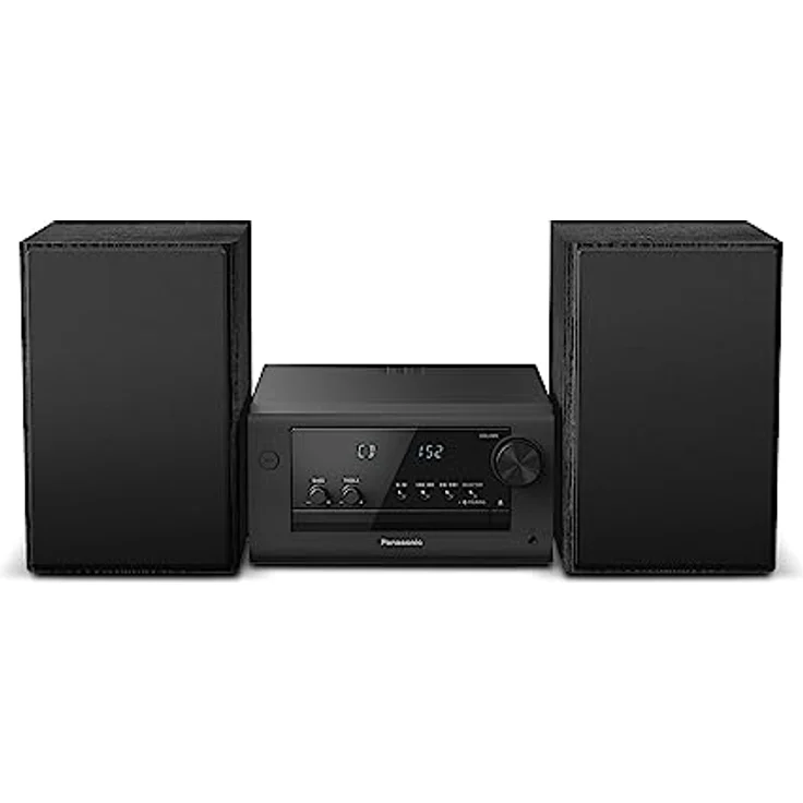 Panasonic SC-PM702 (Bluetooth, CD Player, 1x 80 W), Stereoanlage, Schwarz – Bild 1