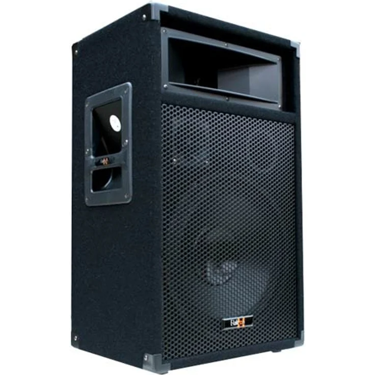 E-Lektron 600W DJ Party Lautsprecher Box - 30cm / 12" Bass PW30 - Stereo 3-Wege Bassreflex System, Schwarzes Metallgitter, Eingelassene Handgriffe – Bild 5