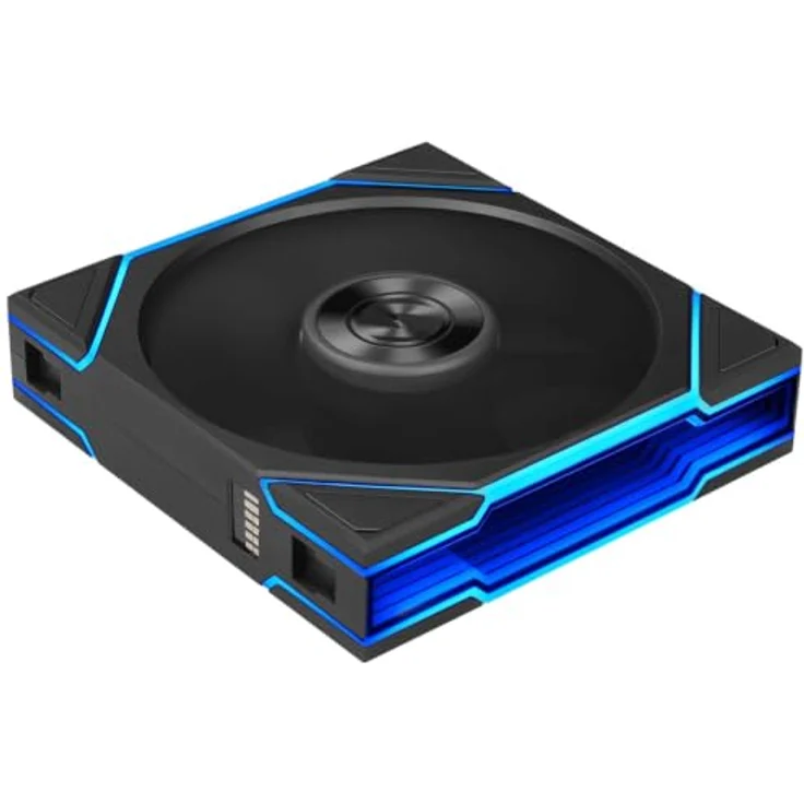 Lian Li UNI FAN TL FLEX Wireless Lüfter, 120mm PWM mit ARGB-Beleuchtung und Daisy-Chain-System, schwarz – Bild 1