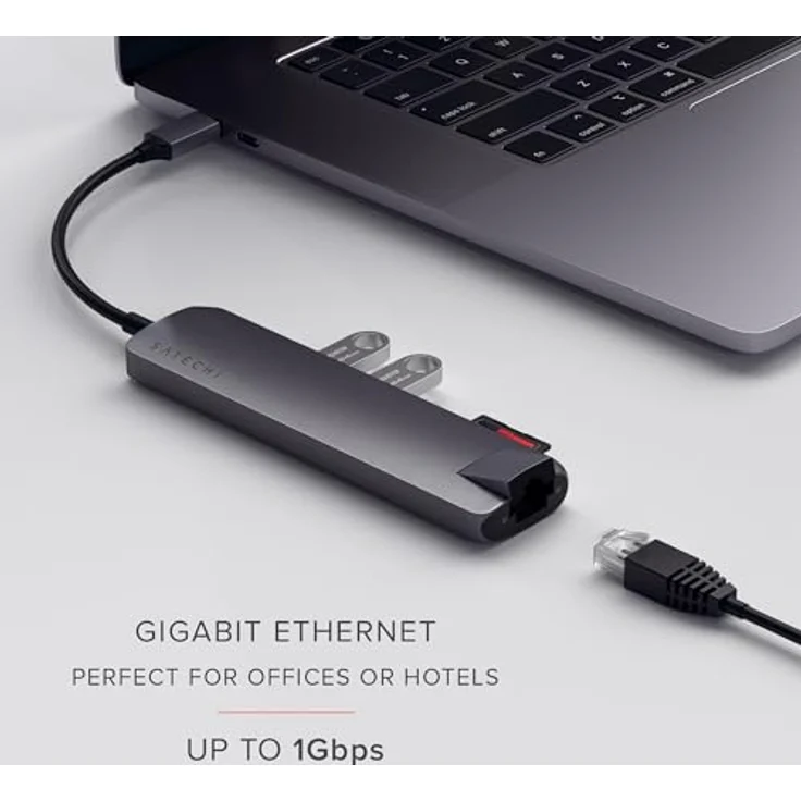 Satechi Type-C Multi-Port Hub 4K Ethernet Slim Space Gray - Preisvergleich – Bild 5