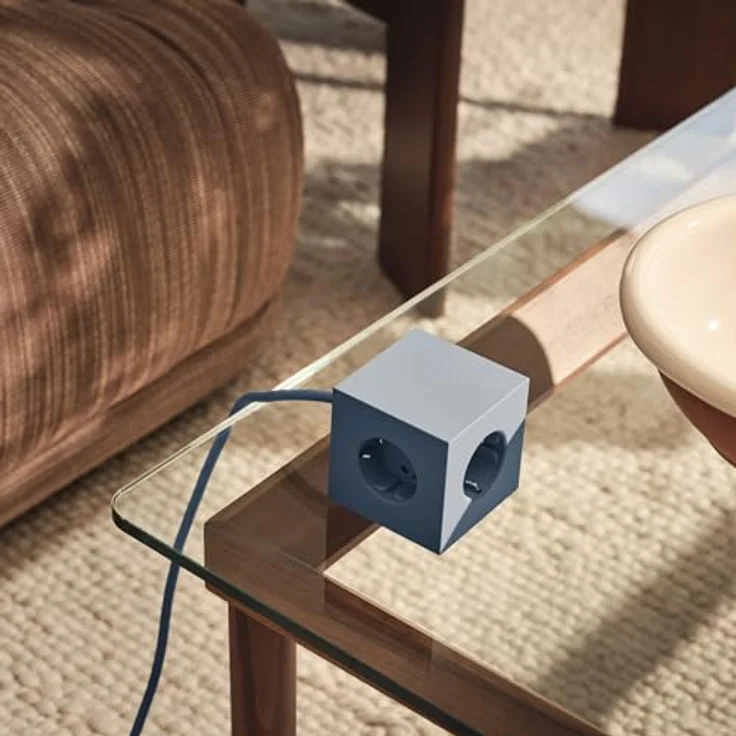 AVOLT Square 1 USB-C & Magnet Mehrfachsteckdose 5-fach (USB-Anschlüsse), Grau – Bild 4