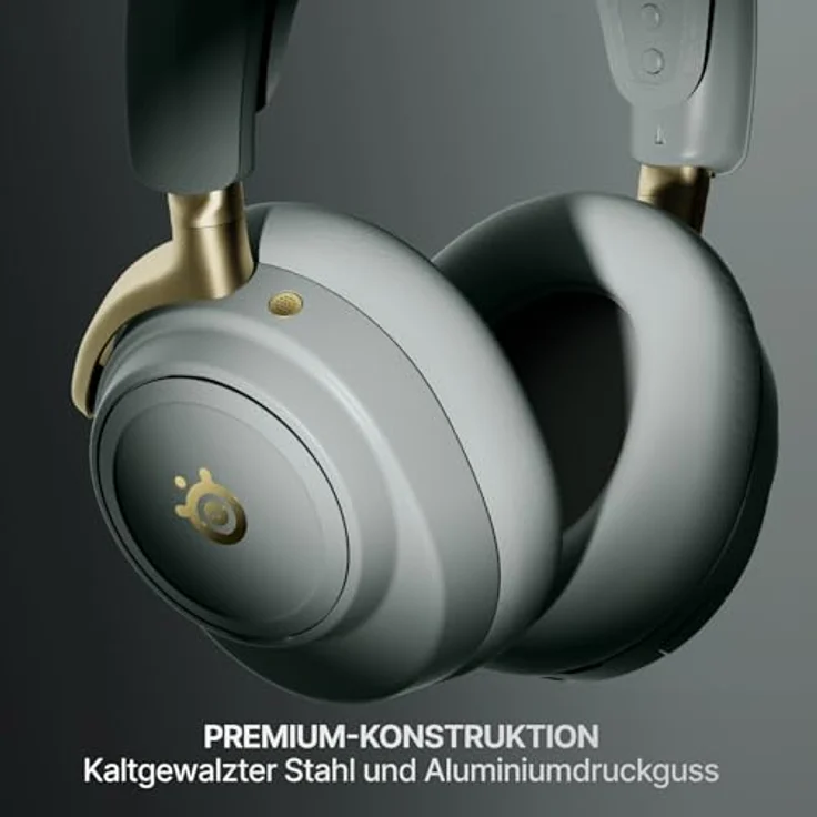 SteelSeries Arctis Nova Elite, Kabelloses Gaming Headset mit 96-kHz/24-Bit-Sound, Active Noise Cancelling, Weiss – Bild 11