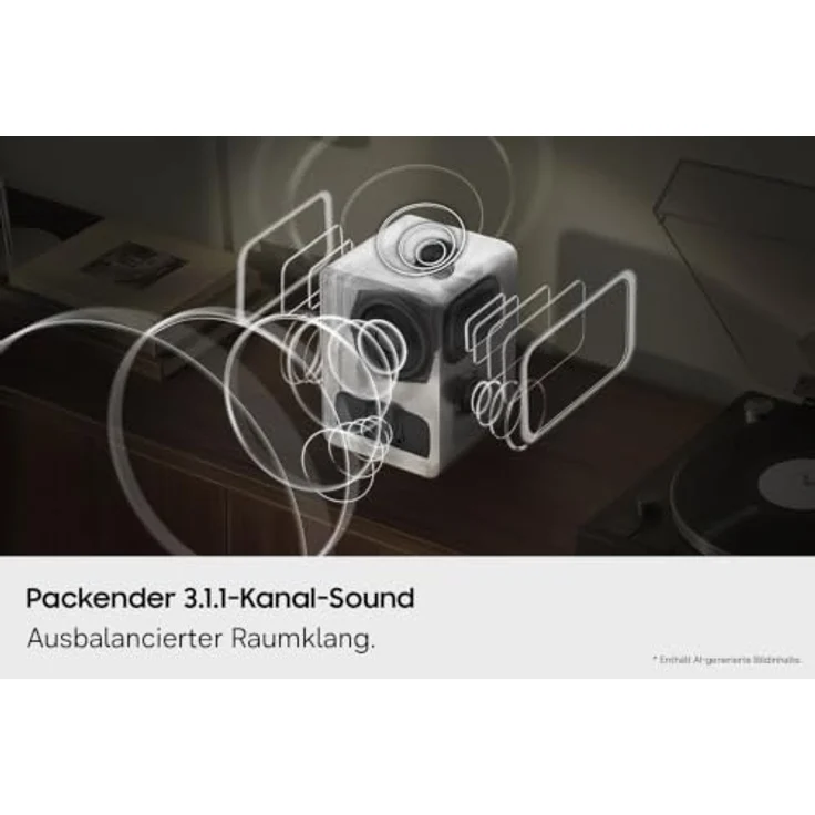 Samsung Music Studio 7 HW-LS71H/ZG, WLAN Lautsprecher mit Bluetooth, 3.1.1-Kanal, Weiß – Bild 3