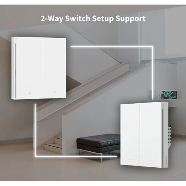 Aqara Smart Wall Switch H1(No Neutral, Double Rocker) (HomeKit) (WS-EUK02) – Bild 5